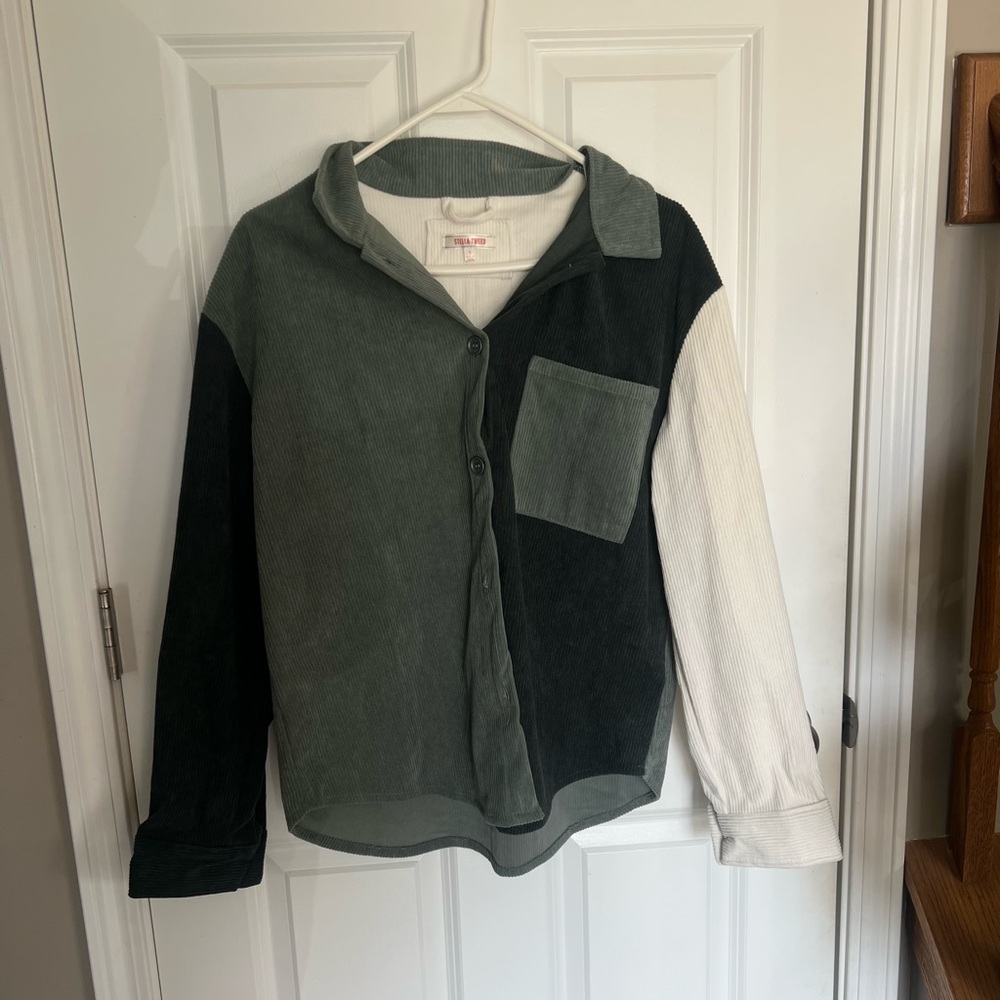corduroy shacket